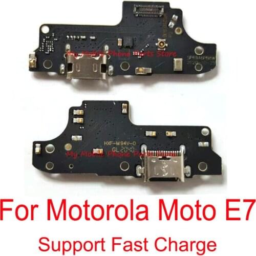 10 PCS Support Quick Charging USB Charging Port Board Flex Cable For Motorola Moto E7 Charger Port Connector Board Flex Cable