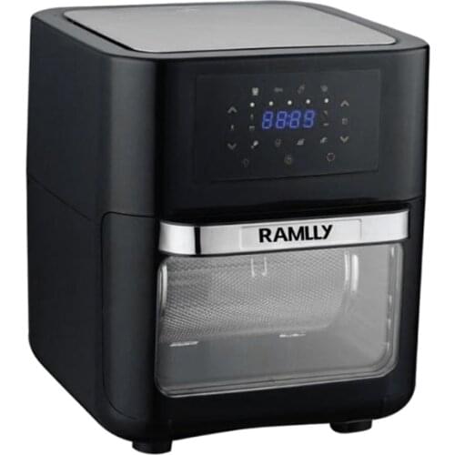 12L Digital Air Fryer Low Fat Cooker Oil Free Fries Rotisserie Dry Stainless Steel 1500W EU Plug