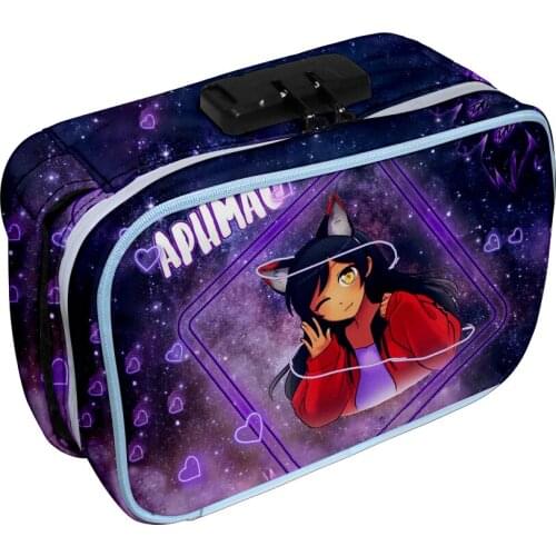 Aphmau merch 3D Merch Oxford cloth 3D printing Deodorant Tobacco Bag Storage Bag Cosmetic Bag