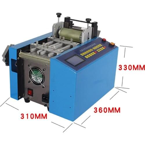 Automatic PVC Heat Shrink Sleeve Shrinking tube pipe cutter cutting machine wire rope cutting machine