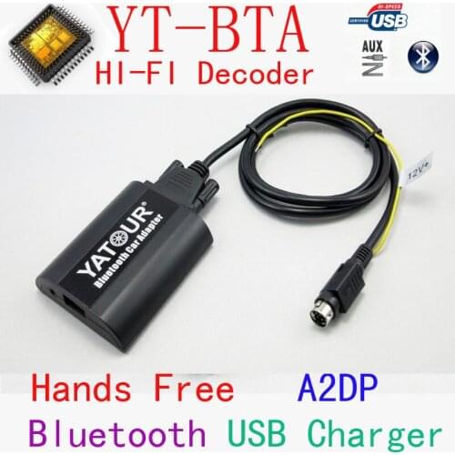 Yatour BTA Bluetooth Hands Call Free Call A2DP Car kits For Volvo SC-XXX radios Mini Din A2DP Music for Smart Phone