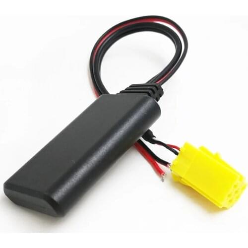 Bestolink Car Radio Rear ISO 6Pin Plug Extend AUX Audio Cable Adapter For FIAT GRANDE PUNTO Lancia
