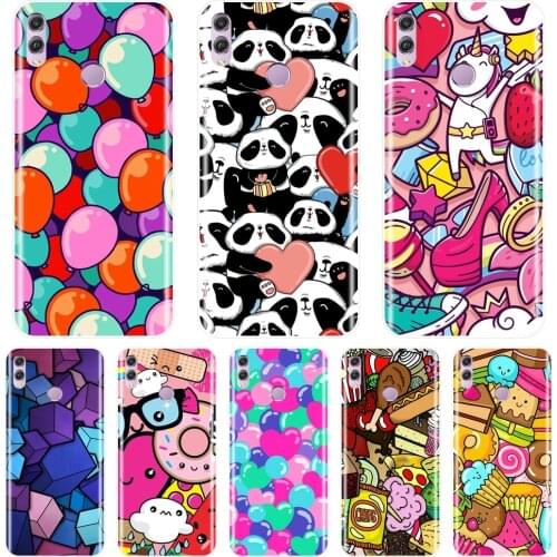 Back Cover For Huawei Honor 10 9 8 8X MAX 7 7S 7X 7A 7C Pro Panda Heart Soft Phone Case Silicone For Huawei Honor 7 8 9 10 Lite