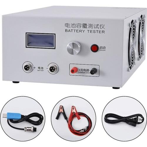 EBC-B20H 12-72V 20A Lead Acid Lithium Battery Capacity Tester Support External Charger Charging And Discharging AC100-240V