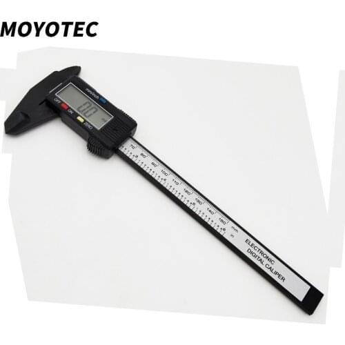 MOYOTEC Electronic Plastic Digital Caliper Caliper Measuring Tool with Inch/MM Conversion LCD Screen Auto Off Featured Ruler
