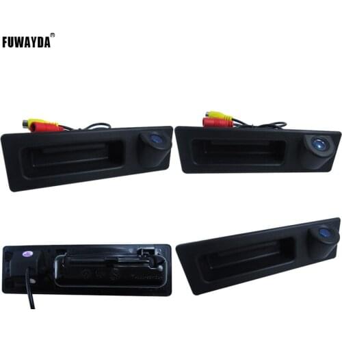 FUWAYDA LED Night Vision 170'' Wide view Angle waterproof Handle CCD Car RearView Reverse Camera for BMW F10 F11 F25 F30 BMW 5