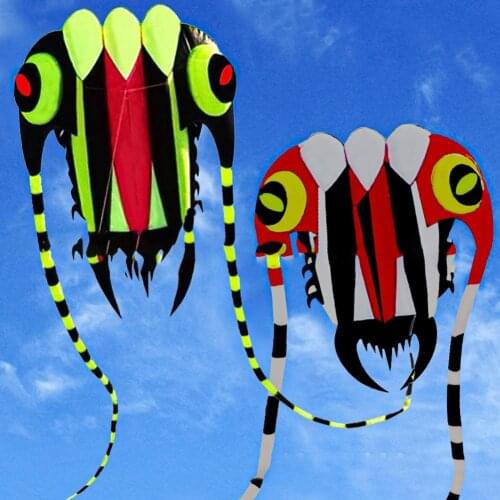 Kite Exquisite Polyester Trilobita Shaped Kite Flying Bird Kites Children Gift Family Trips Garden Outdoor Sports DIY Toy