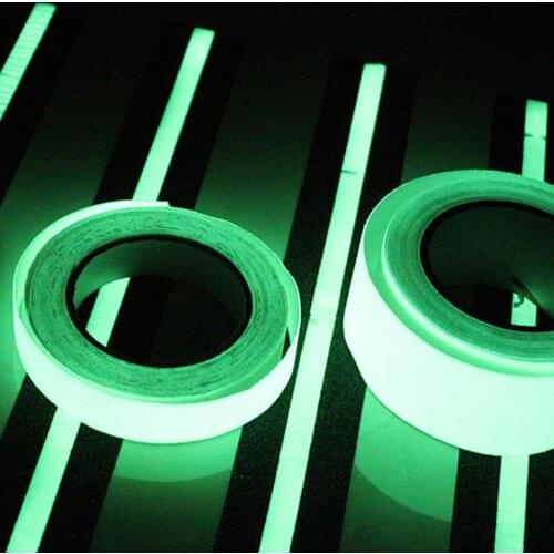 Hot Sale Luminous Tape Self-adhesive Tape Night Vision Glow In Dark Safety Warning Security Stage Home Decoration Tapes