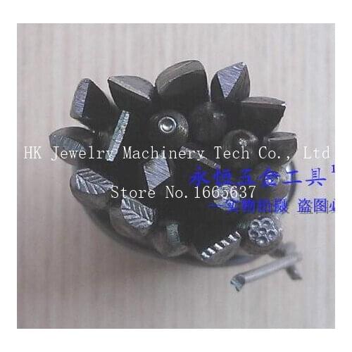 Bracelet metal flower punch stamping set, good hardness and tenacity, number stamping punch