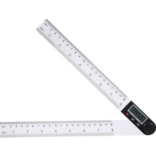 0-200mm Multifunctional Digital LCD Display Angle Ruler 360° Electronic Goniometer Protractor Measuring Tool
