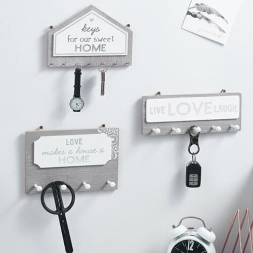 Nordic Home Porch Wall Decor Hooks Kitchen Modern Coat Hook Organizers Storage Shelf Holder Storage Rack Key Clothes Organizer