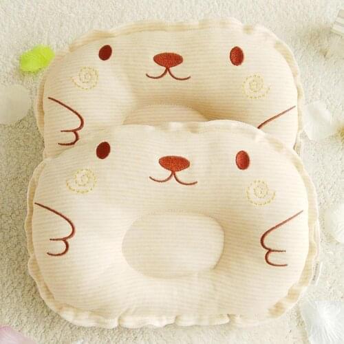 Newest Newborn Toddler Infant Baby Anti Roll Sleep Pillow Babies Positioner Prevent Flat Head Cushion Lovely Cute Pillows