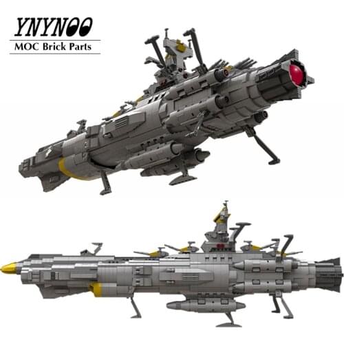 NEW 2187 PCS Space Battleship Andromeda Military Spaceship Transportation Vehicle MOC Building Blocks Bricks DIY Model Toys Gift