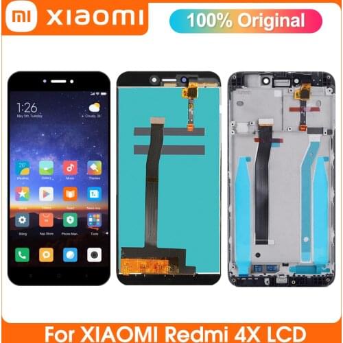 Original LCD Display 5.0" For Xiaomi Redmi 4X Cellphone Screen Touch Glass Digitizer Replacement For Miphone Android Phone