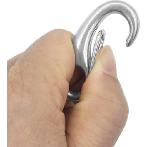 2'' Stainless Steel 316 Spring Gate Snap Hook Clip Marine Grade Lobster Claw
