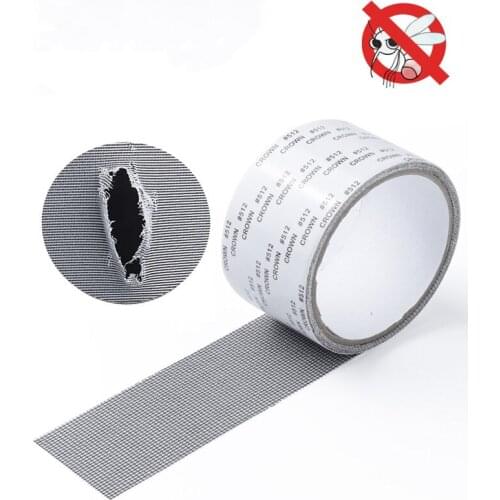 5*200cm Window Net Home Adhesive Anti Mosquito Fly Bug Insect Repair Screen Wall Patch Stickers Mesh Screen Window Net Mesh