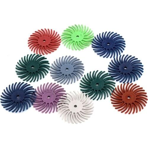 URANN 10pcs 2.35mm Shank Abrasive Point Slot Grinding Head Wood Carving Mirror Polishing Dremel Rotary Accesories Tools