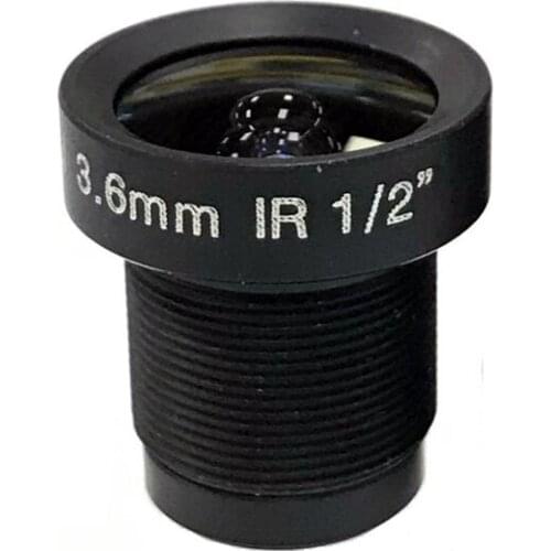 3.6mm 1/2" CCTV Lens Wide Angle F2.0 M12 HD 5MP Board Lens For CCTV Surveillance Security IP Camera SL-SM03620B5MP-12