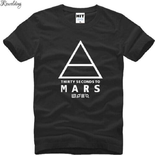 30 Thirty Seconds To Mars 30STM T Shirt Men Hip Hop Short Sleeve O Neck Cotton Man T-Shirt Cool Tee Shirt Homme Camisa Masculina