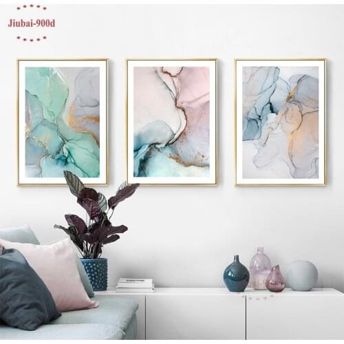 900D Nordic Poster Abstract Marble Decor Canvas Painting Wall Pictures For Living Room Modern Posters And Prints Wall Art SAN111