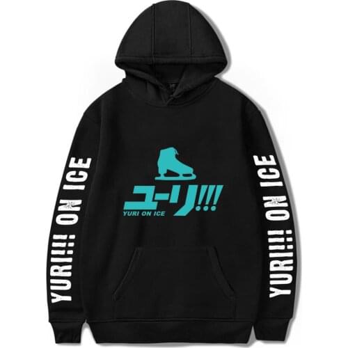 Anime YURI!!! on ICE Hoodie Men/Womens Sweatshirt Anime Hoody Boy Girls Hooded Cosplay Clothes Pullover Oversized hoody