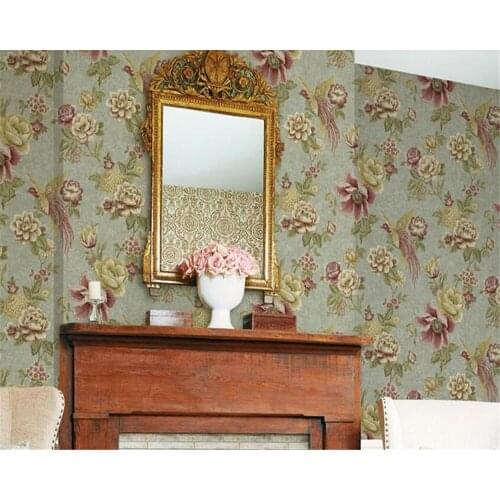 Beibehang American Rural nonwoven fabric wall paper 3D stereoscopic relief pastoral living room background 3d wallpaper behang