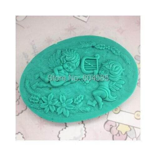 C168 soap mold/handmade soap mold/silicone mold/soap die/silica gel soap die Cupid