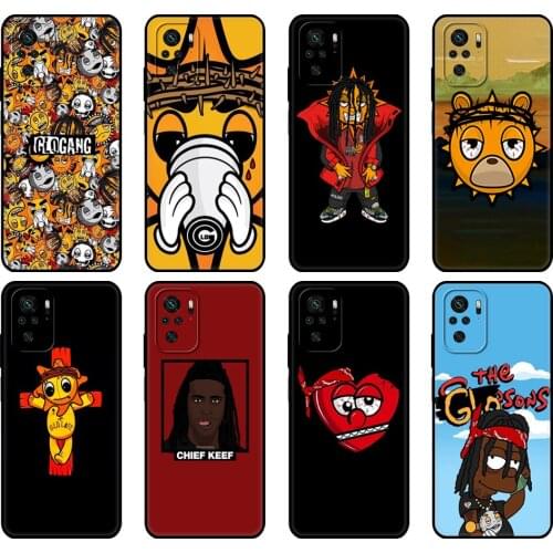 Black tpu Case For Xiaomi Redmi 9T Case Redmi Note 9T Note 10 5G 4G Pro 10S Case Fundas Glo Gang Chief Keef Capa