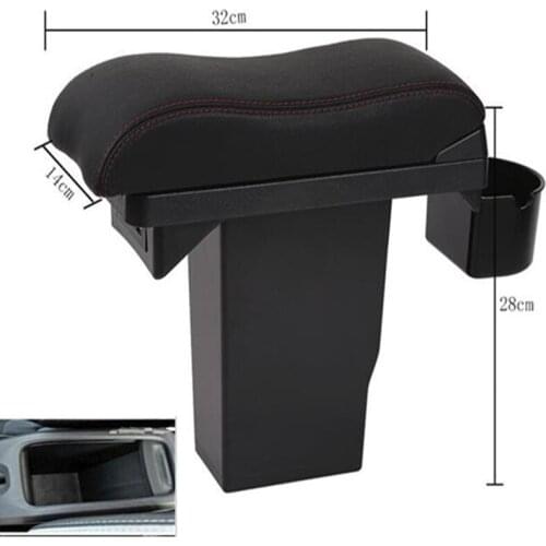 For peugeot 2008 armrest box Central Storage Box dedicated 2012 2013 2014 2015 2016 2017 2018 2019