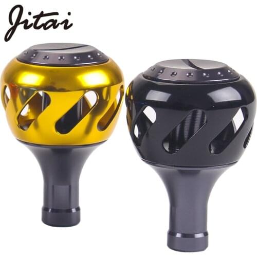 JITAI Metal Fishing Reel Handle Knob For DAiWA Baitcasting/Durm Fishing Reels Rocker DIY Handle Knob Fishing Accessories Tools