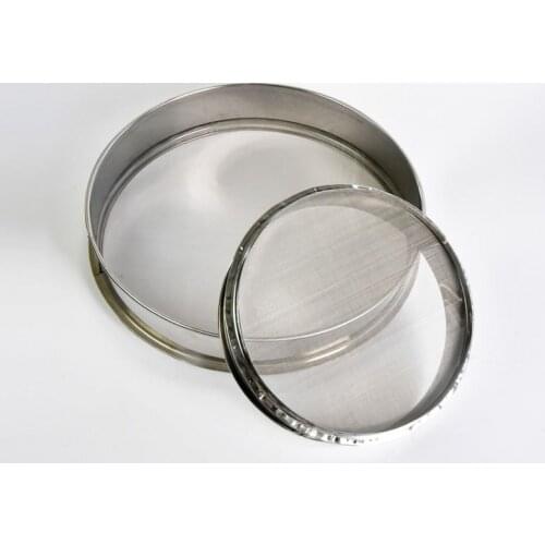 Ceramic glaze sieve 10/20/30cm stainless steel filter sieve 80/100/120 mesh glaze pigment slurry filter ceramic tools