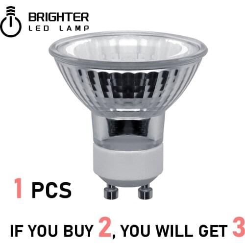 Buy 2 Get 1 Free)Hot Size Halogen Lamp 50W GU10 220-240V 1pcs Crystal Chandelier Home Decoration GU5.3