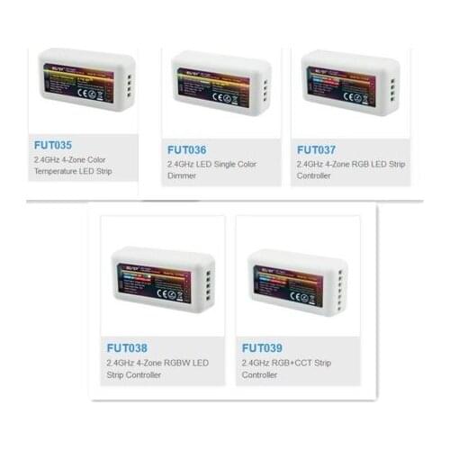Mi Light Mi boxer 2.4G RF wireless monochromatic light CCT RGB RGBW RGB + CCT FUT035 FUT036 FUT037 FUT038 FUT039 LED strip contr
