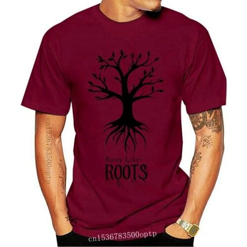 Rusty Lake Roots Games Fashion T shirt Men Flock Print Customized Logo O-neck Short Sleeve Cotton 3XL Tee Shirt Homme