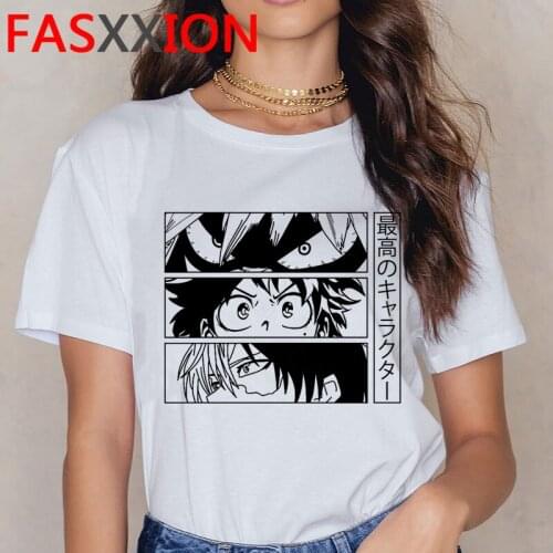 My Hero Academia Bakugou Boku No Hero Academia t-shirt men couple clothes harajuku kawaii streetwear streetwear plus size