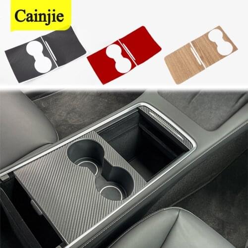 Car Central Control Panel Sticker For Tesla Model 3 2021 Accessories Interior Style Auto Protective Film Model Y 2021 Decoratio