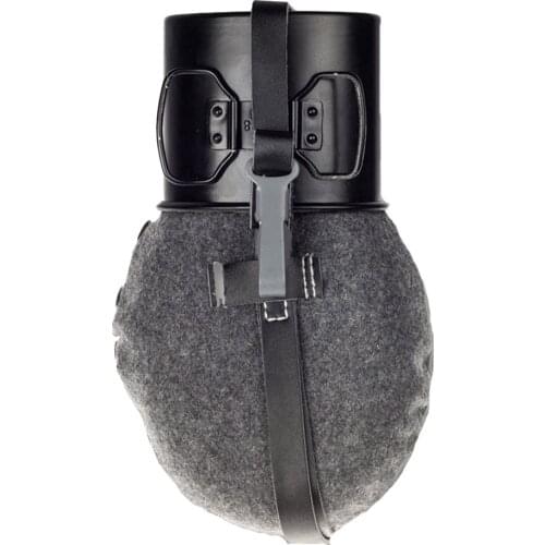 Replica WW2 German M1931 Canteen With Cover Set Outsidedoor Camping Kettle Water Bottle Stainless Steel