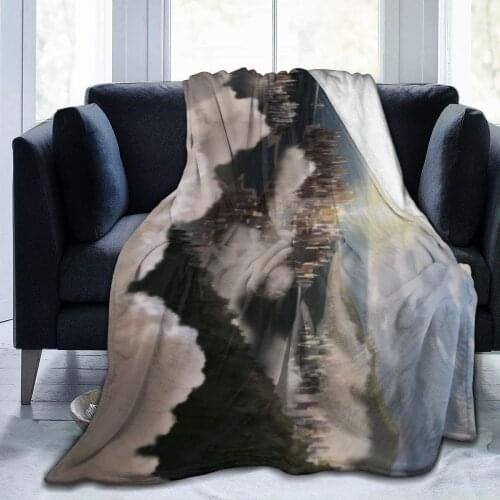 Avatar The Last Legend Airbender ATLA Comics Anime Manga City Sofa Throw Blanket Flannel Super Soft Fleece Bedspread Home Decor