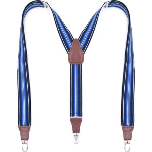 Classic Mens Suspenders Adjustable Braces Y Back Suspender Clip-on Belt Straps Elastic Adult Suspensorio Apparel Accessories