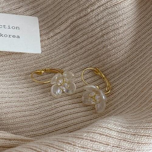 Simple Flower Earrings Personalized Womens Jewelry Fashion Simple 2021 Trendy Womens Earrings Small Earrings Jewelry for women