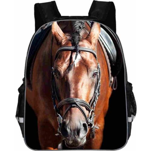 Horse Backpack Animal Cat For Teenagers Boys Girls Toddler Kid School Book Bags Men Women Mochila Bolsa