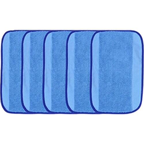 5pcs/set Microfiber Wet Dweeping Pro-Clean Mopping Cloths for Robot irobot Braava Minit 4200 5200 5200C 380 380t 321 320 4205