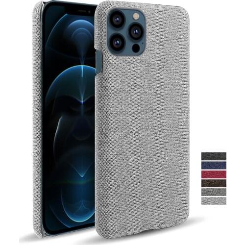For iPhone 13 Pro XR X SE 2020 7 8 Plus Funda Cloth Texture Woven Cover Antiskid Febric Case For iPhone 13 12 Mini 11 Pro XS Max