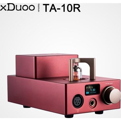 XDUOO TA-10R TA10R AK4493EQ XU208 Tube Headphone Amplifier AMP USB DAC 2000mW Output 384Khz DSD256 RAC Optical Coaxial Input