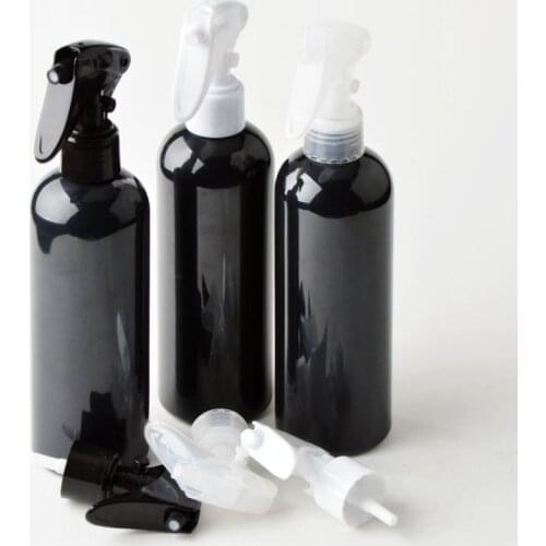100ml 120ml 150ml Black Bottle with Trigger Sprayer Refillable Mist Spray Bottle for Cleaning Detergent 10pcs/lot P219