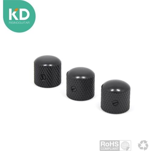 3 PCS Super Deal Volume Tone Control Knobs Guitar and Bass Metal Dome Knobs
