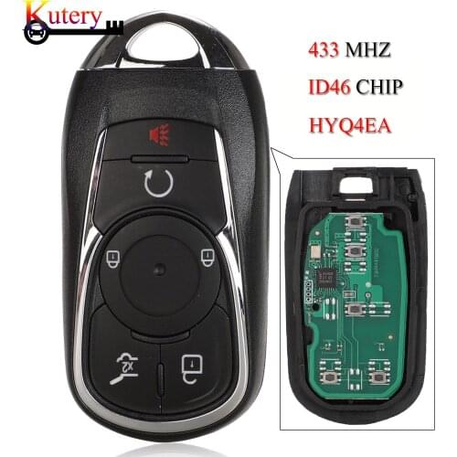 Kutery Remote Smart Keyless Go Car Key For Buick LaCrosse 2017 2018 2019 433MHz ID46 FCC: HYQ4EA P/N:13508414