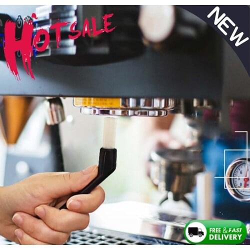 Home Dust Brush Coffee Espresso Machine Cleaning Brush Plastic Handle Keyboards Brush Cleaner Tools Coffee Grime Cleaning Brush