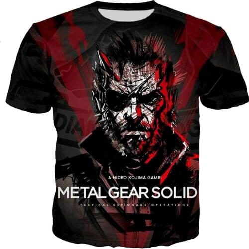 Metal 3D Printing T-shirt Mens Womens Casual Streetwear Harajuku Style Hip Hop Unisex Summer Fashion 2021 Polyester Material