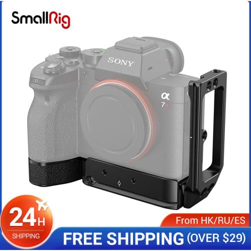 SmallRig A7R IV L Bracket Plate for Sony A7R IV Arca-Swiss Standard Side Plate+ Baseplate L Plate Mounting Plate - 2417